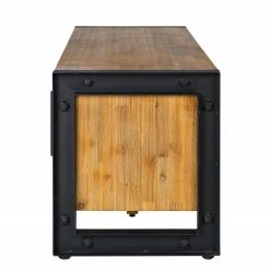 Ars manufacti TV-Lowboard Urban Industry II - Akazie teilmassiv / Metall - Akazie / Schwarz -WOHNZIMMERMÖBEL Verkäufe 1000224206 210914 09461000003 DETAILS P000000001000224206