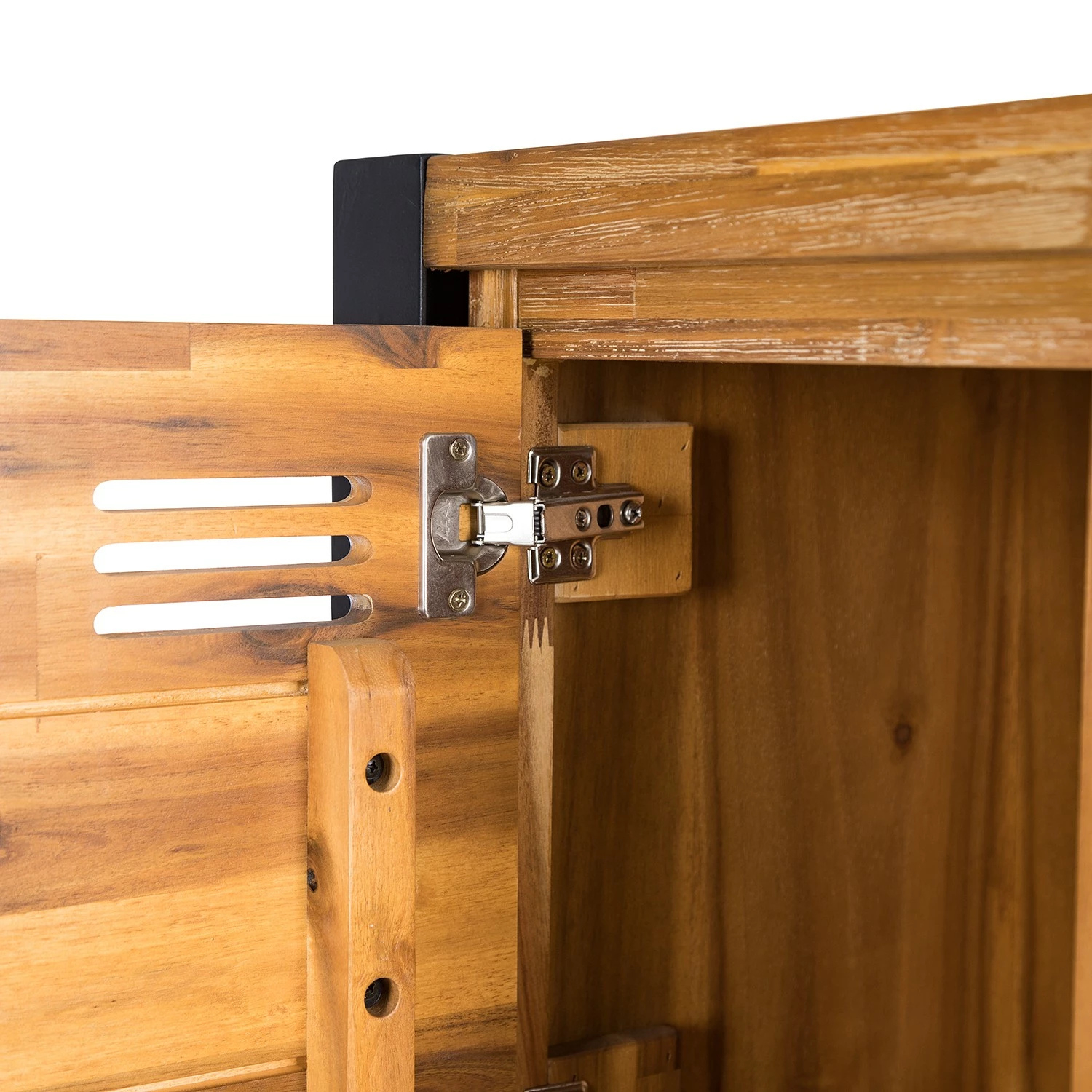 Ars manufacti Higboard Urban Industry I - Akazie teilmassiv / Metall - Akazie / Schwarz 12 Ars manufacti Higboard Urban Industry I - Akazie teilmassiv / Metall - Akazie / Schwarz – Bild 12