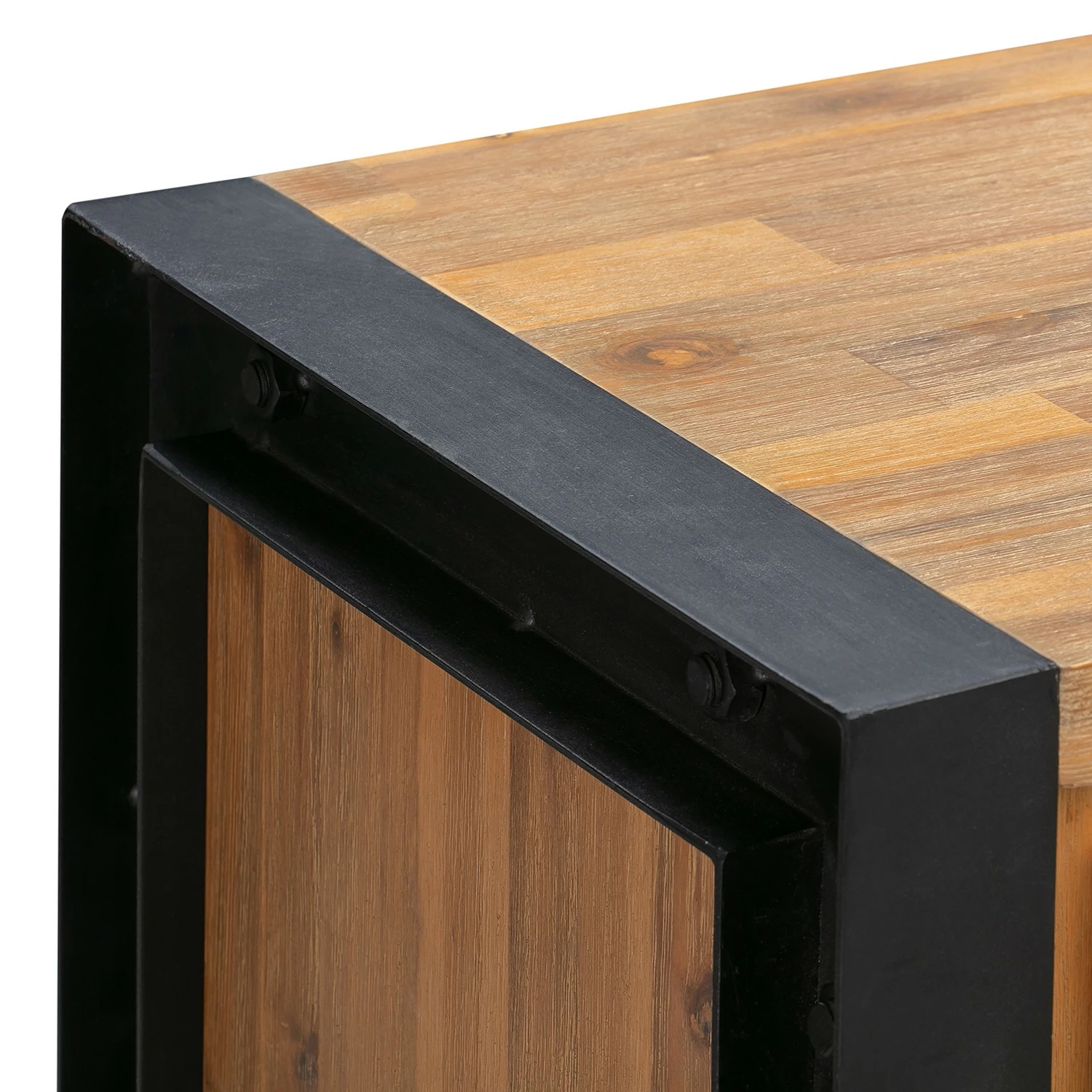 Ars manufacti Sideboard Urban Industry IV - Akazie teilmassiv / Metall - Akazie / Schwarz 14 Ars manufacti Sideboard Urban Industry IV - Akazie teilmassiv / Metall - Akazie / Schwarz – Bild 14