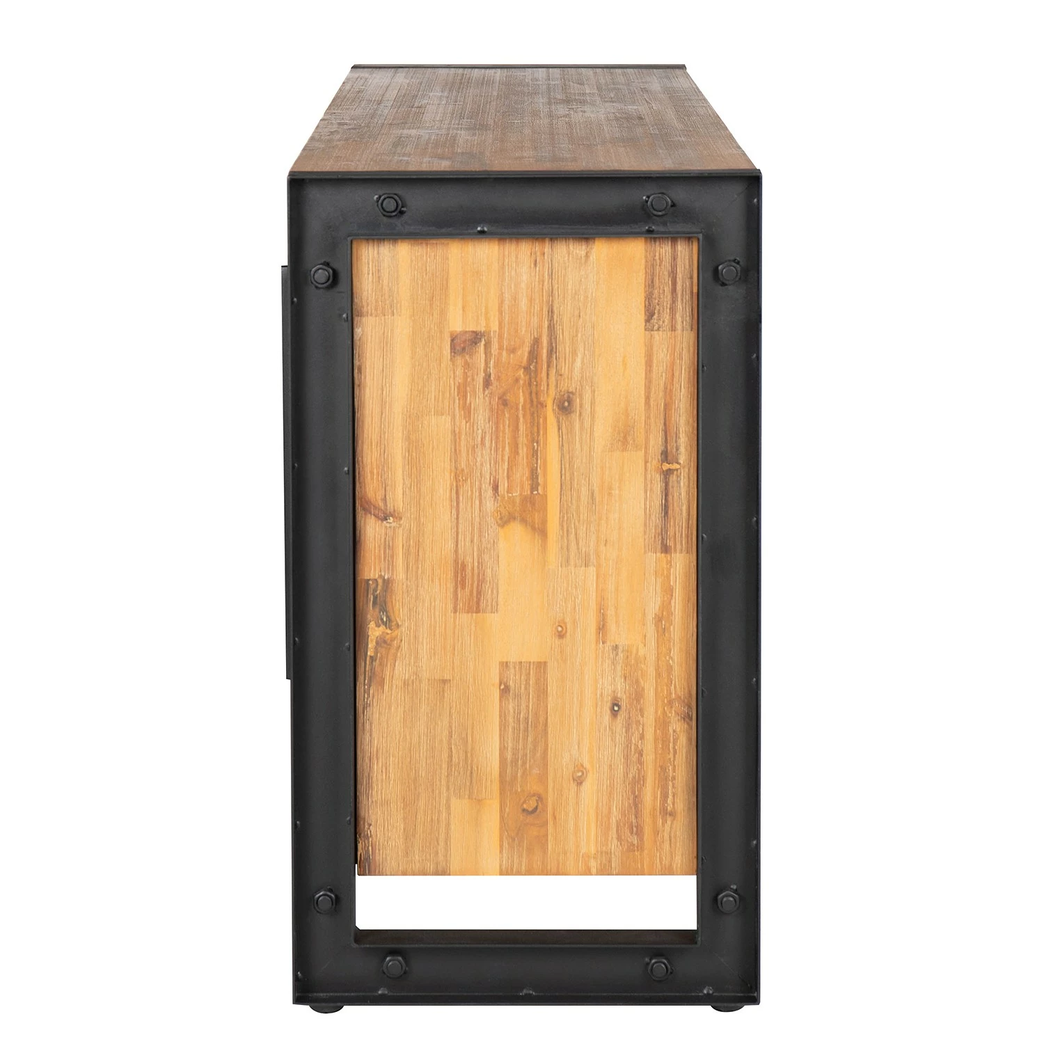 Ars manufacti Sideboard Urban Industry II - Akazie teilmassiv / Metall - Akazie / Schwarz 11 Ars manufacti Sideboard Urban Industry II - Akazie teilmassiv / Metall - Akazie / Schwarz – Bild 11