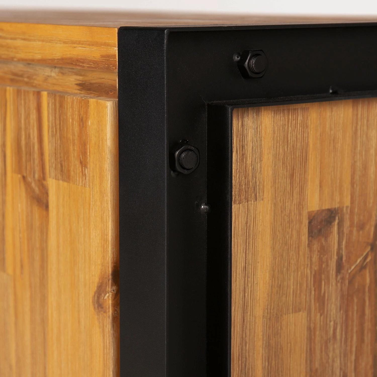 Ars manufacti Sideboard Urban Industry II - Akazie teilmassiv / Metall - Akazie / Schwarz 20 Ars manufacti Sideboard Urban Industry II - Akazie teilmassiv / Metall - Akazie / Schwarz – Bild 20