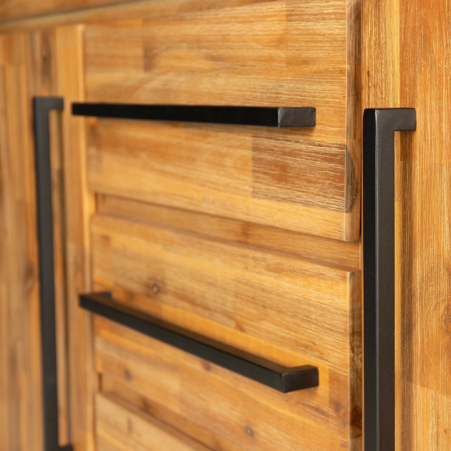 Ars manufacti Sideboard Urban Industry II - Akazie teilmassiv / Metall - Akazie / Schwarz 22 Ars manufacti Sideboard Urban Industry II - Akazie teilmassiv / Metall - Akazie / Schwarz – Bild 22