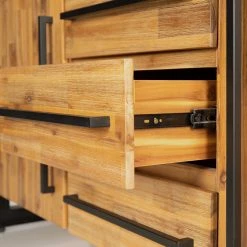 Ars manufacti Sideboard Urban Industry II - Akazie teilmassiv / Metall - Akazie / Schwarz 47 Ars manufacti Sideboard Urban Industry II - Akazie teilmassiv / Metall - Akazie / Schwarz -WOHNZIMMERMÖBEL Verkäufe 1000224223 210908 15542100043 DETAILS P000000001000224223