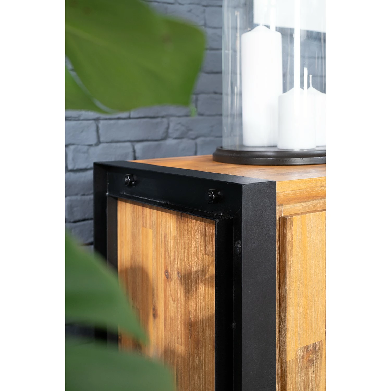 Ars manufacti Sideboard Urban Industry II - Akazie teilmassiv / Metall - Akazie / Schwarz 15 Ars manufacti Sideboard Urban Industry II - Akazie teilmassiv / Metall - Akazie / Schwarz – Bild 15