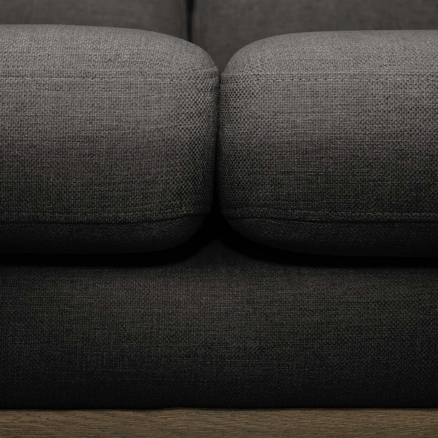 Mørteens Ecksofa Billund I Webstoff - Schwarz - Longchair davorstehend links 3 Mørteens Ecksofa Billund I Webstoff - Schwarz - Longchair davorstehend links – Bild 3