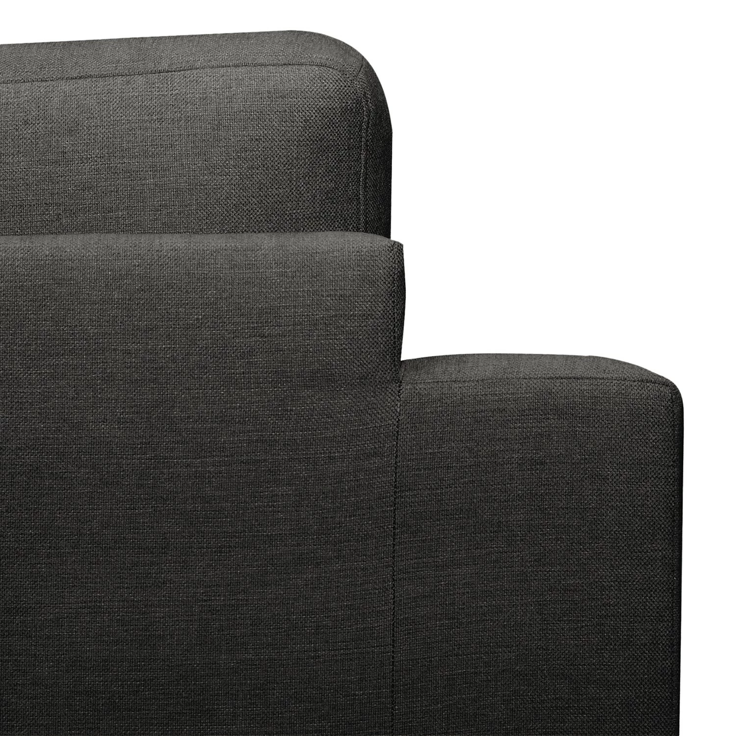 Mørteens Ecksofa Billund I Webstoff - Schwarz - Longchair davorstehend links 6 Mørteens Ecksofa Billund I Webstoff - Schwarz - Longchair davorstehend links – Bild 6