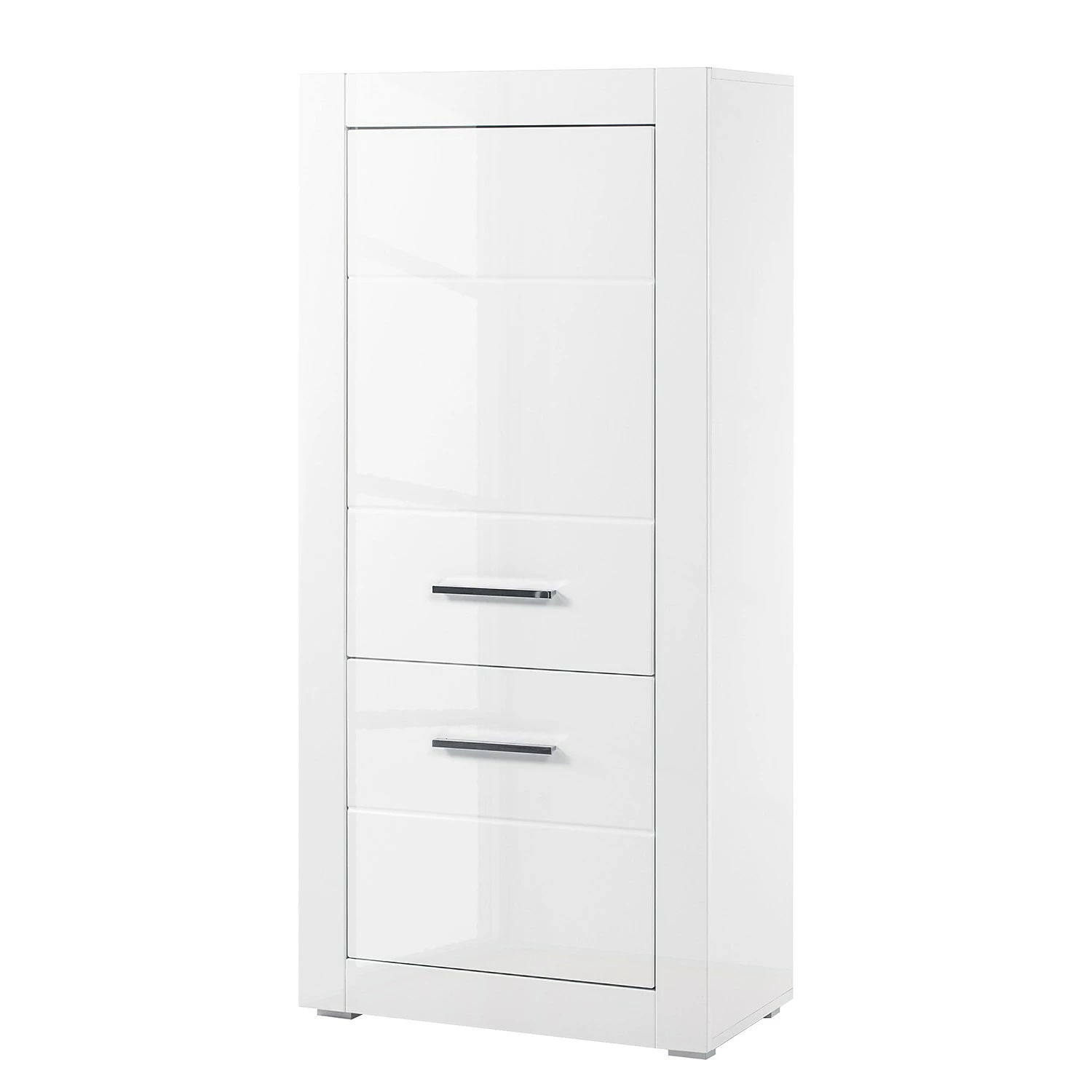 Loftscape Highboard Bricktown IV - Hochglanz Weiß / Matt Weiß 1 Loftscape Highboard Bricktown IV - Hochglanz Weiß / Matt Weiß