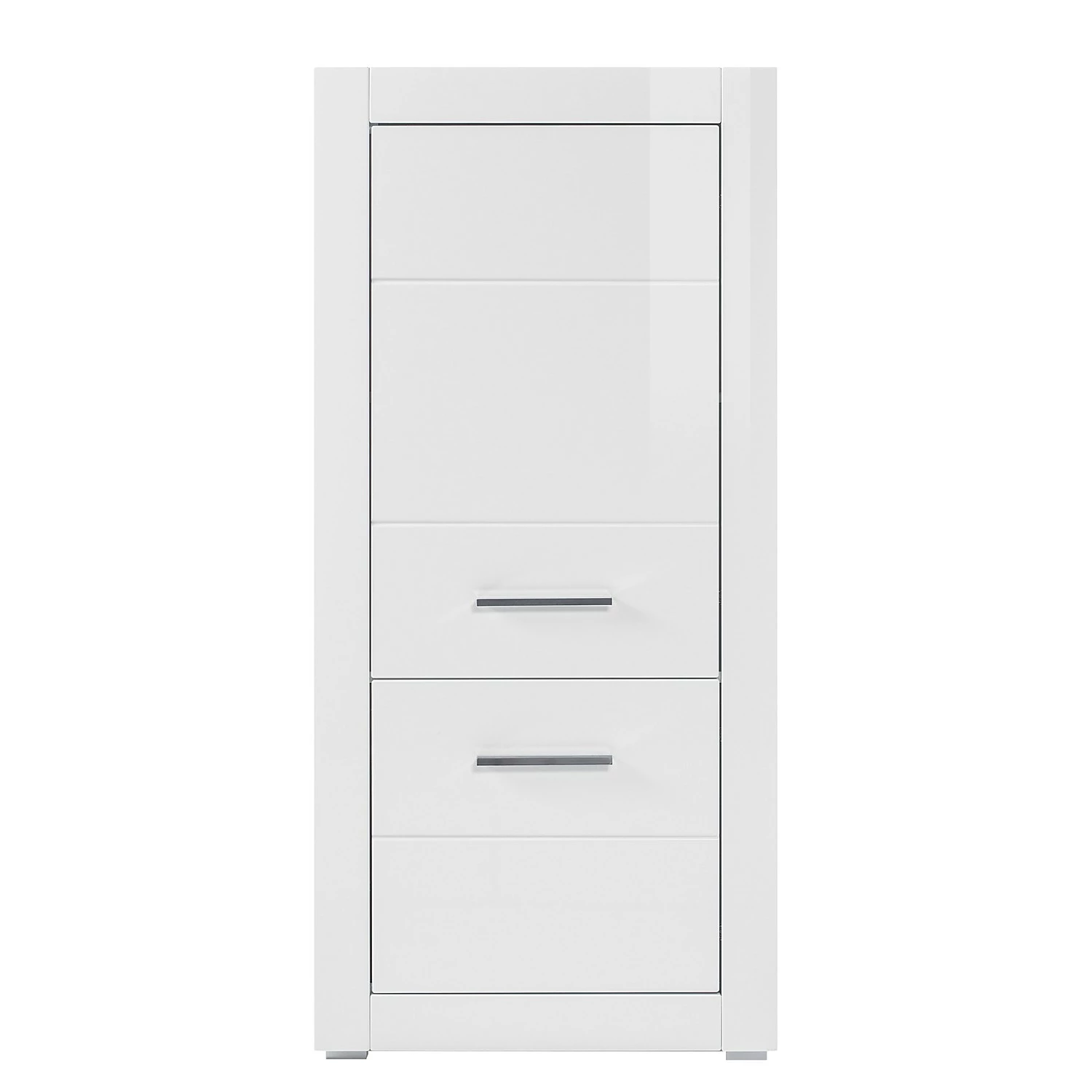 Loftscape Highboard Bricktown IV - Hochglanz Weiß / Matt Weiß 5 Loftscape Highboard Bricktown IV - Hochglanz Weiß / Matt Weiß – Bild 5