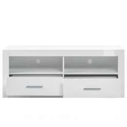 Loftscape Wohnwand Bricktown I (4-teilig) - Hochglanz Weiß / Matt Weiß -WOHNZIMMERMÖBEL Verkäufe 1000224390 200904 12220000068 DETAILS P000000001000224390