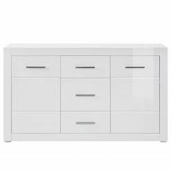 Loftscape Sideboard Bricktown II - Hochglanz Weiß / Matt Weiß -WOHNZIMMERMÖBEL Verkäufe 1000224403 200904 12224100089 DETAILS P000000001000224403