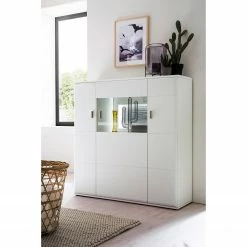 Loftscape Highboard Cassville - Matt Weiß / Anthrazit 6 Loftscape Highboard Cassville - Matt Weiß / Anthrazit -WOHNZIMMERMÖBEL Verkäufe 1000224406 200904 13092500031 MOOD DETAILS P000000001000224406 mood