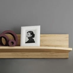 Loftscape Wohnwand Colcord (4-teilig) - Hochglanz Weiß / Eiche Dekor -WOHNZIMMERMÖBEL Verkäufe 1000224461 200902 06401400017 DETAILS P000000001000224461