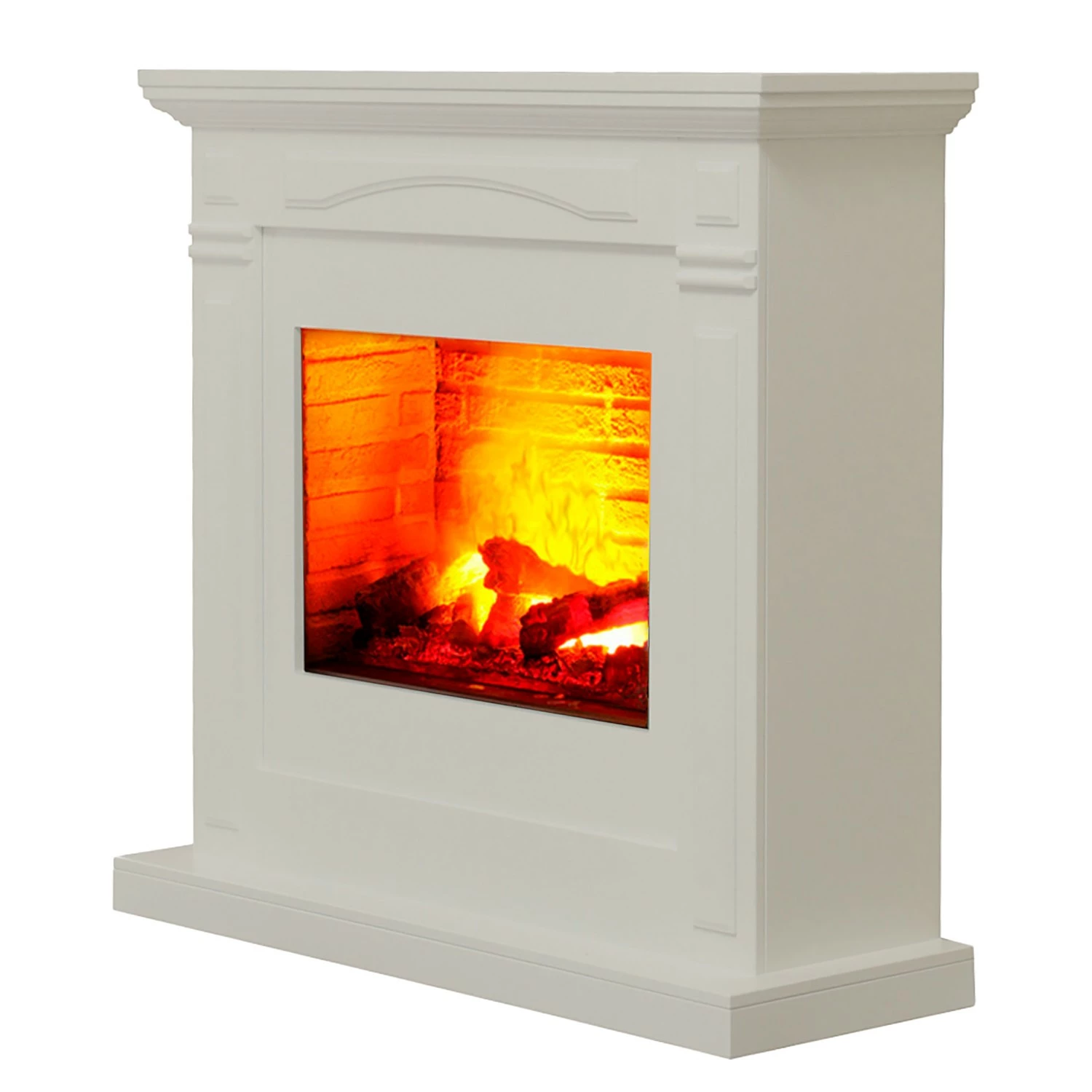 Ridgevalley Elektrokamin Calgary - Brilliantweiß - Einsatz Stein Dekor 1 Ridgevalley Elektrokamin Calgary - Brilliantweiß - Einsatz Stein Dekor