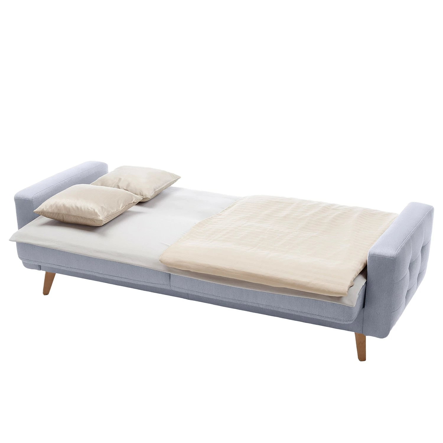 Fredriks Schlafsofa Cropwell - Webstoff - Webstoff Ramse: Hellblau 3 Fredriks Schlafsofa Cropwell - Webstoff - Webstoff Ramse: Hellblau – Bild 3