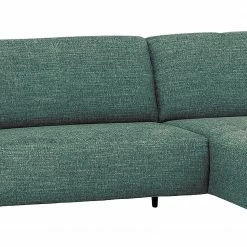 Fredriks Ecksofa Bingham - Webstoff - Webstoff Pras: Blau - Longchair davorstehend rechts - Ohne Hocker -WOHNZIMMERMÖBEL Verkäufe 1000225264 210305 12313501045 DETAILS P000000001000225264