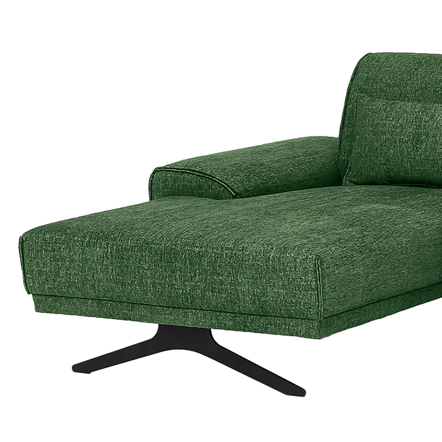 Fredriks Ecksofa Harwick - Webstoff - Webstoff Tose: Grün - Longchair davorstehend links 4 Fredriks Ecksofa Harwick - Webstoff - Webstoff Tose: Grün - Longchair davorstehend links – Bild 4