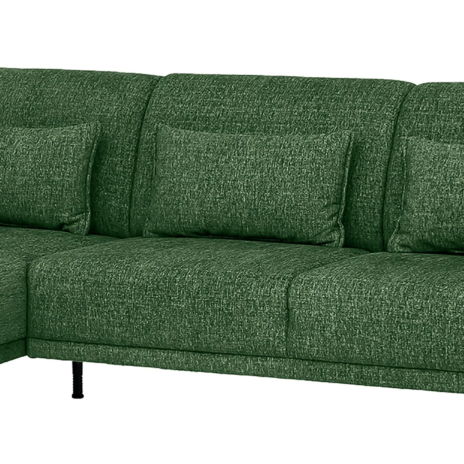 Fredriks Ecksofa Harwick - Webstoff - Webstoff Tose: Grün - Longchair davorstehend links 5 Fredriks Ecksofa Harwick - Webstoff - Webstoff Tose: Grün - Longchair davorstehend links – Bild 5
