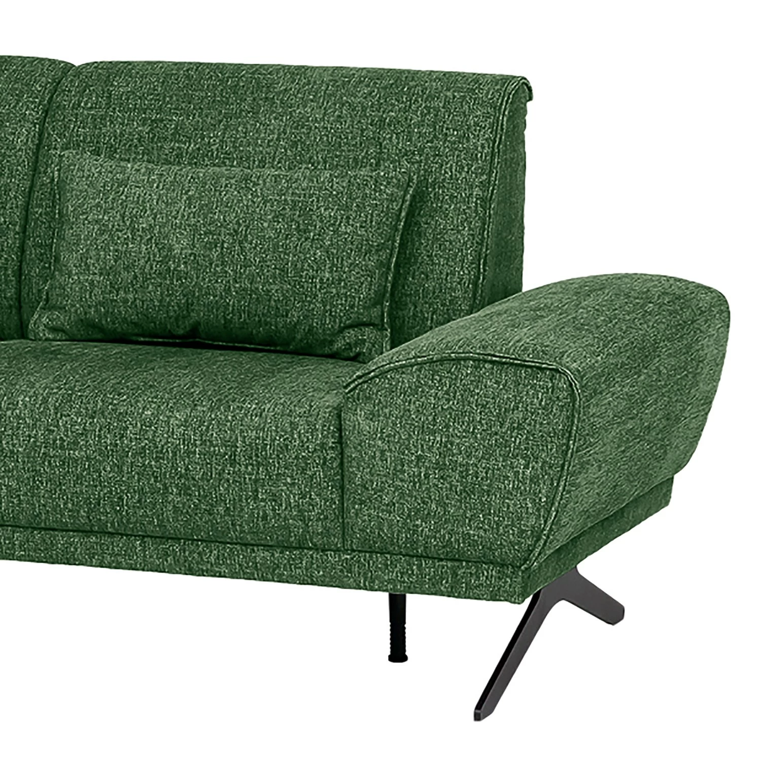 Fredriks Ecksofa Harwick - Webstoff - Webstoff Tose: Grün - Longchair davorstehend links 6 Fredriks Ecksofa Harwick - Webstoff - Webstoff Tose: Grün - Longchair davorstehend links – Bild 6