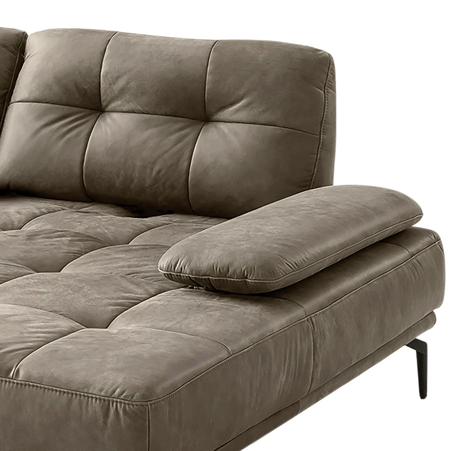 Fredriks Ecksofa Linville - Microfaser Torne: Havanna - Breite: 258 cm - Longchair davorstehend rechts - Ohne Kopfstütze 8 Fredriks Ecksofa Linville - Microfaser Torne: Havanna - Breite: 258 cm - Longchair davorstehend rechts - Ohne Kopfstütze – Bild 8