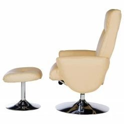 Modoform Relaxsessel Vincenzo - Echtleder / Kunstleder - Creme -WOHNZIMMERMÖBEL Verkäufe 1000225779 220422 050 DETAILS P000000001000225779