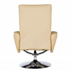 Modoform Relaxsessel Vincenzo - Echtleder / Kunstleder - Creme -WOHNZIMMERMÖBEL Verkäufe 1000225779 220422 100 DETAILS P000000001000225779