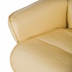 Modoform Relaxsessel Vincenzo - Echtleder / Kunstleder - Creme -WOHNZIMMERMÖBEL Verkäufe 1000225779 220422 160 DETAILS P000000001000225779