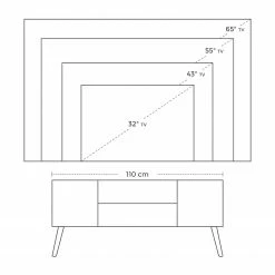 Red Living TV-Lowboard Hickling I - Braun / Gummibaum 15 Red Living TV-Lowboard Hickling I - Braun / Gummibaum -WOHNZIMMERMÖBEL Verkäufe 1000225810 200914 06115600021 SKETCH DETAILS P000000001000225810 sketch