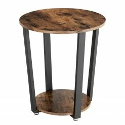 Red Living Beistelltisch Hexton - Braun / Schwarz