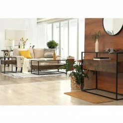 Red Living Konsolentisch Cottage Hill - Glas / Metall - Braun / Schwarz -WOHNZIMMERMÖBEL Verkäufe 1000225819 200914 06124200082 MOOD DETAILS P000000001000225819 mood