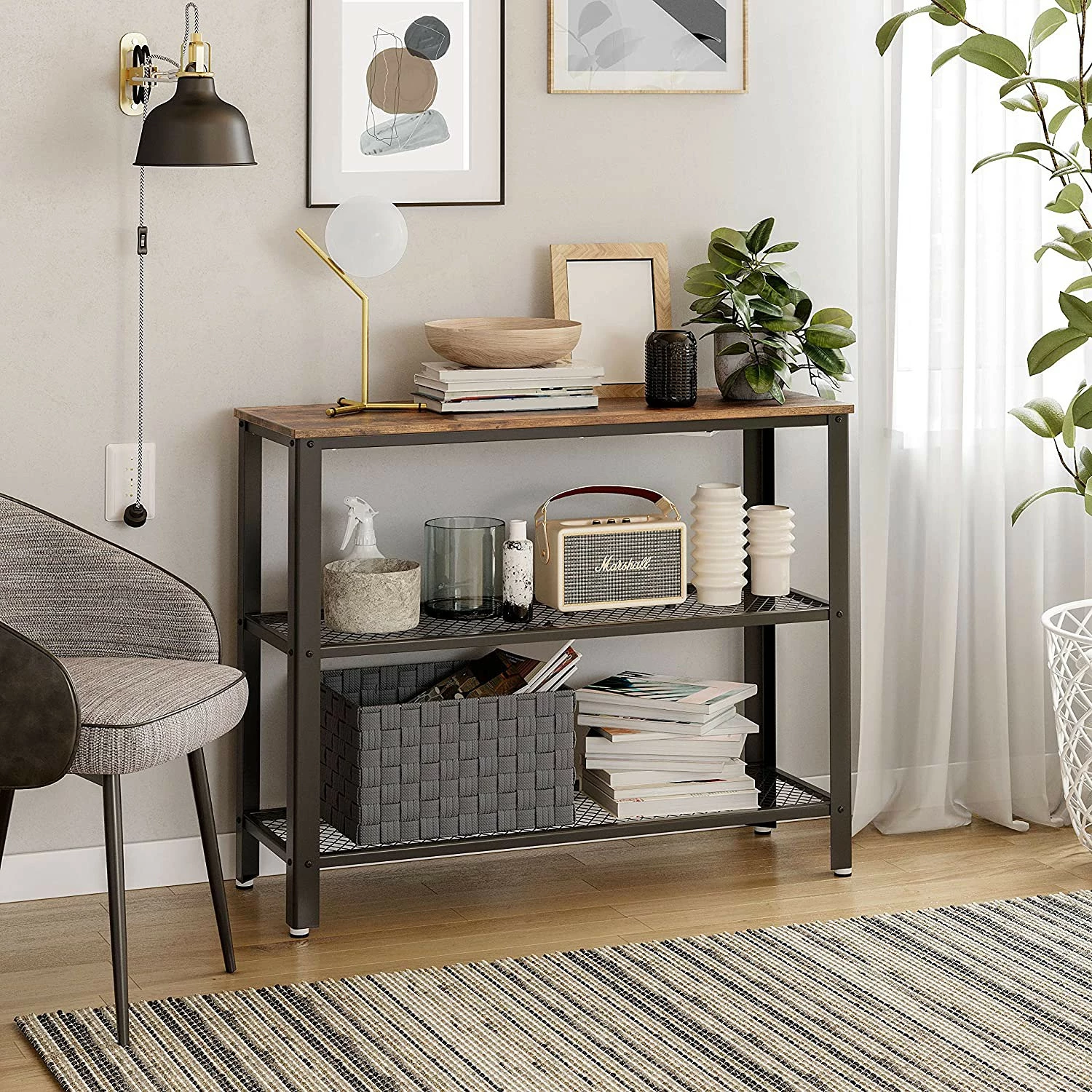 Red Living Konsolentisch Morristown II - Braun / Schwarz 3 Red Living Konsolentisch Morristown II - Braun / Schwarz – Bild 3