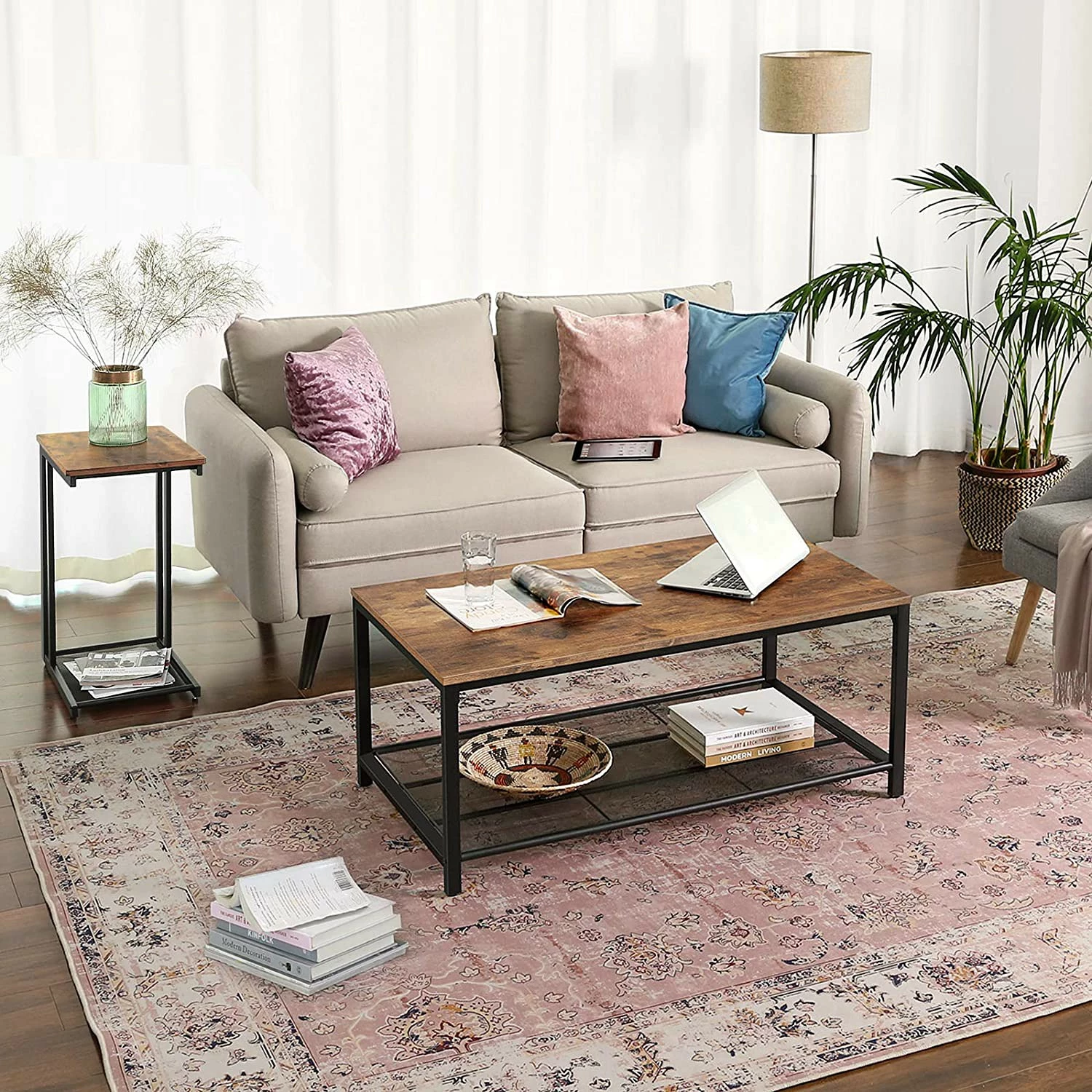 Red Living Beistelltisch Bettyhill - Braun / Schwarz 4 Red Living Beistelltisch Bettyhill - Braun / Schwarz – Bild 4