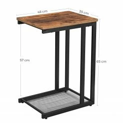 Red Living Beistelltisch Bettyhill - Braun / Schwarz 13 Red Living Beistelltisch Bettyhill - Braun / Schwarz -WOHNZIMMERMÖBEL Verkäufe 1000225824 200914 06131600126 SKETCH DETAILS P000000001000225824 sketch