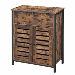 Red Living Kommode Condover III - Braun / Schwarz