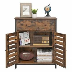 Red Living Kommode Condover III - Braun / Schwarz -WOHNZIMMERMÖBEL Verkäufe 1000225838 200914 06141500204 DETAILS P000000001000225838