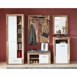 Loftscape Schuhkommode Waverly I - Weiß / Eiche Dekor -WOHNZIMMERMÖBEL Verkäufe 1000225871 200923 13363500026 MOOD DETAILS P000000001000225871 mood