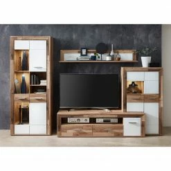 Loftscape Wandboard Waverly - Weiß / Eiche Dekor -WOHNZIMMERMÖBEL Verkäufe 1000225872 200923 13364000031 MOOD DETAILS P000000001000225872 mood