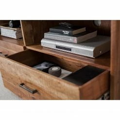 Ars manufacti TV-Lowboard Mackz I - Akazie massiv - Akazie Dunkel / Antik Schwarz -WOHNZIMMERMÖBEL Verkäufe 1000226069 220127 084010000065 DETAILS P000000001000226069