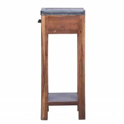 Ars manufacti Beistelltisch Mackz - Akazie massiv - Akazie / Antik Schwarz -WOHNZIMMERMÖBEL Verkäufe 1000226074 220330 035 DETAILS P000000001000226074