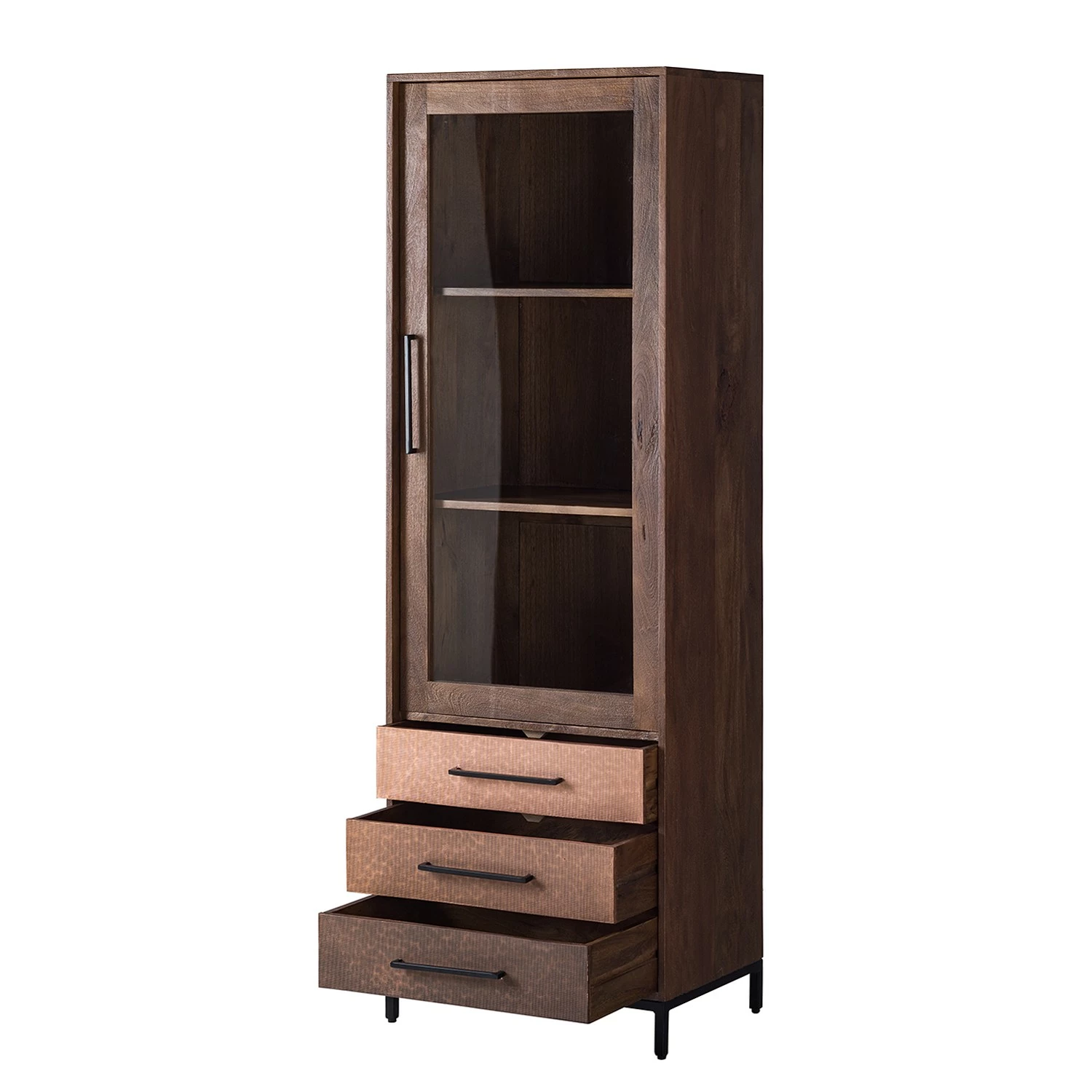 Ars manufacti Standvitrine Copp - Mango massiv / Metall - Kupfer / Mango Dunkel 6 Ars manufacti Standvitrine Copp - Mango massiv / Metall - Kupfer / Mango Dunkel – Bild 6