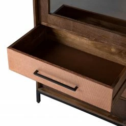 Ars manufacti Standvitrine Copp - Mango massiv / Metall - Kupfer / Mango Dunkel 25 Ars manufacti Standvitrine Copp - Mango massiv / Metall - Kupfer / Mango Dunkel -WOHNZIMMERMÖBEL Verkäufe 1000226079 210429 12192800005 DETAILS P000000001000226079