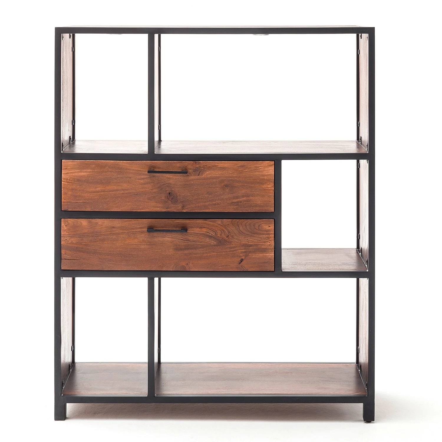 Ars manufacti Regal Moboki - Mango massiv / Metall - Mango Dunkel / Schwarz 4 Ars manufacti Regal Moboki - Mango massiv / Metall - Mango Dunkel / Schwarz – Bild 4