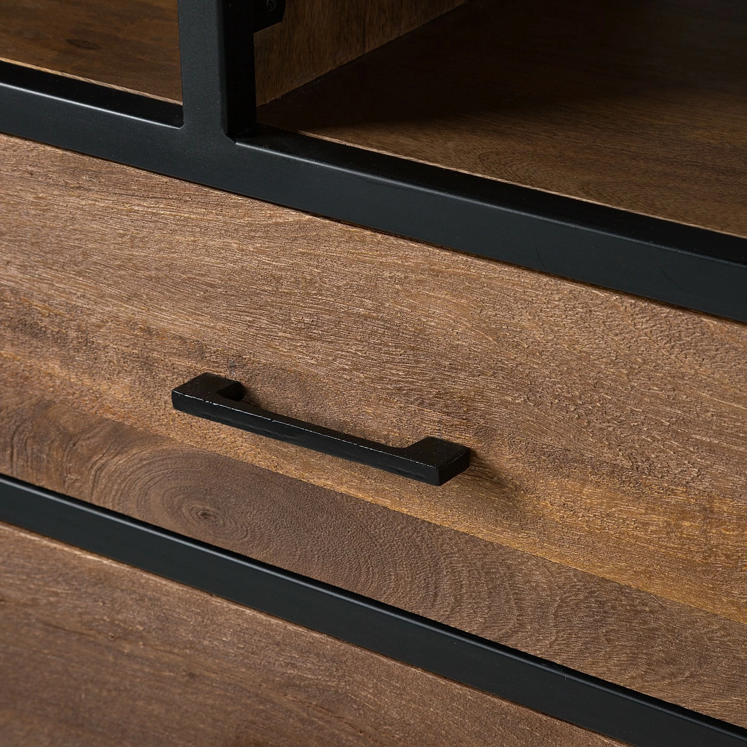 Ars manufacti Regal Moboki - Mango massiv / Metall - Mango Dunkel / Schwarz 16 Ars manufacti Regal Moboki - Mango massiv / Metall - Mango Dunkel / Schwarz – Bild 16