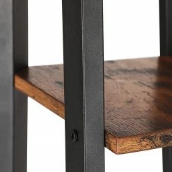 Red Living Eckregal Long Pine I - Braun / Schwarz - Höhe: 159 cm -WOHNZIMMERMÖBEL Verkäufe 1000226205 200922 17385900120 DETAILS P000000001000226205