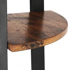 Red Living Eckregal Long Pine I - Braun / Schwarz - Höhe: 159 cm -WOHNZIMMERMÖBEL Verkäufe 1000226205 200922 17385900121 DETAILS P000000001000226205