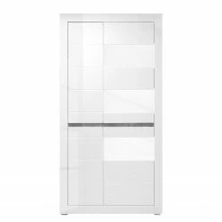 Loftscape Vitrinenschrank Cape Ann - Hochglanz Weiß / Matt Weiß -WOHNZIMMERMÖBEL Verkäufe 1000226249 200923 15525900040 DETAILS P000000001000226249