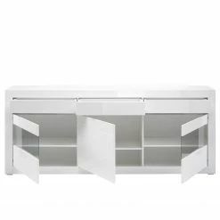 Loftscape Sideboard Cape Ann II - Hochglanz Weiß / Matt Weiß -WOHNZIMMERMÖBEL Verkäufe 1000226251 200923 15531100049 DETAILS P000000001000226251