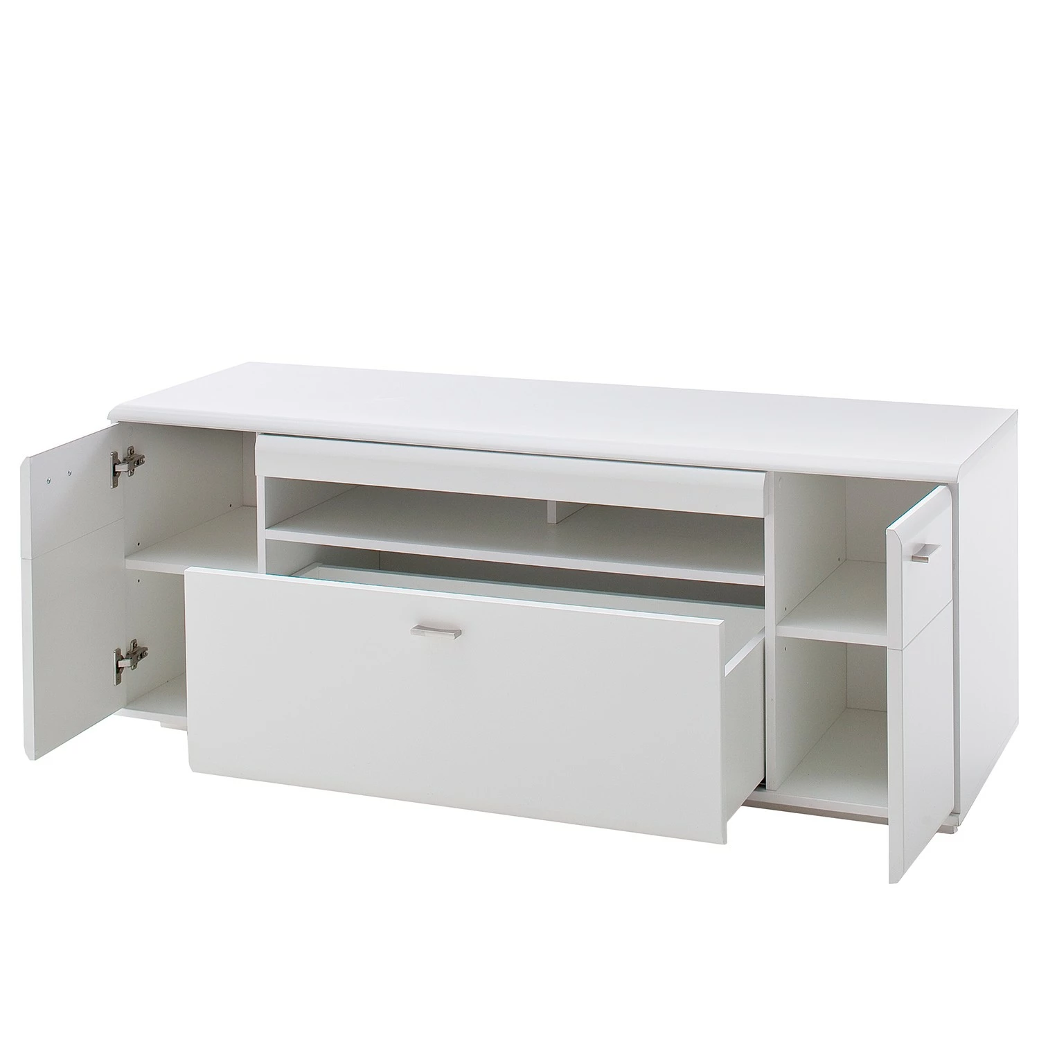 Loftscape Wohnwand Cassville I (4-teilig) - Matt Weiß / Anthrazit 10 Loftscape Wohnwand Cassville I (4-teilig) - Matt Weiß / Anthrazit – Bild 10