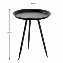 Red Living Beistelltisch Wilders II - Metall - Schwarz -WOHNZIMMERMÖBEL Verkäufe 1000227226 201006 13130400008 SKETCH DETAILS P000000001000227226 sketch