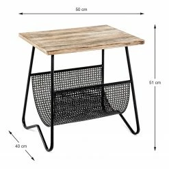 Red Living Beistelltisch Massillon - Echtholzfurnier / Metall - Schwarz 11 Red Living Beistelltisch Massillon - Echtholzfurnier / Metall - Schwarz -WOHNZIMMERMÖBEL Verkäufe 1000227228 201006 13131600015 SKETCH DETAILS P000000001000227228 sketch