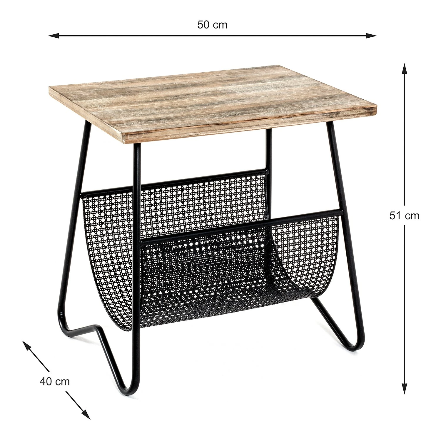 Red Living Beistelltisch Massillon - Echtholzfurnier / Metall - Schwarz 6 Red Living Beistelltisch Massillon - Echtholzfurnier / Metall - Schwarz – Bild 6